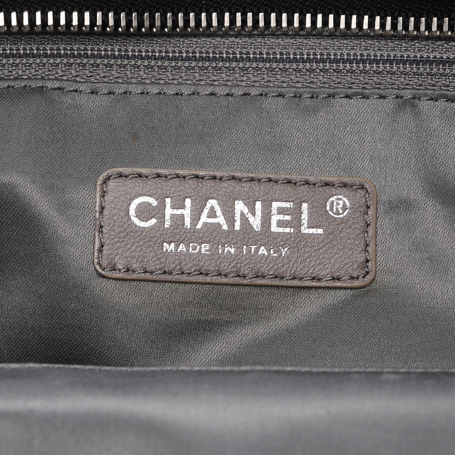 Chanel Lambskin East West Sharpei Shopping Tote Black 6 of 16