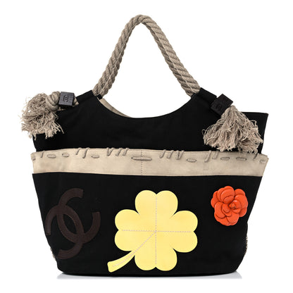 Chanel Canvas Cruise Rope Cabas Tote Black 1 of 13