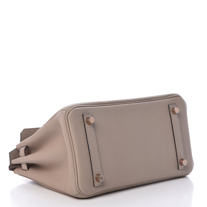 Hermes Togo Birkin 25 Gris Tourterelle 6 of 35