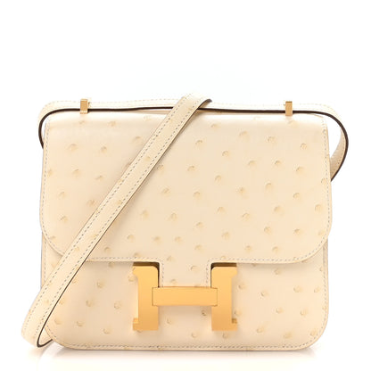 Hermes Ostrich Constance 18 Nata 1 of 12
