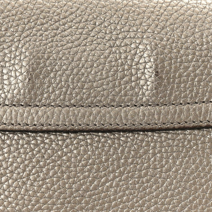 Gucci Metallic Pebbled Calfskin Medium Soho Flap Crossbody Golden Beige 10 of 10