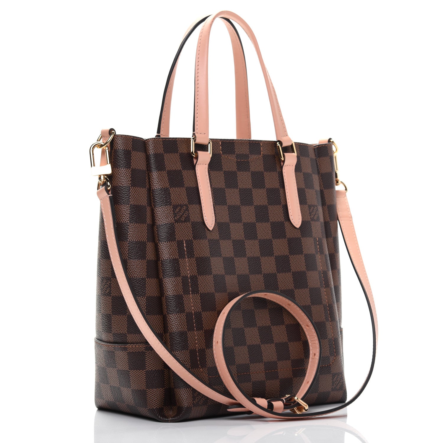Louis Vuitton Damier Ebene Belmont PM Venus Pink 4 of 17