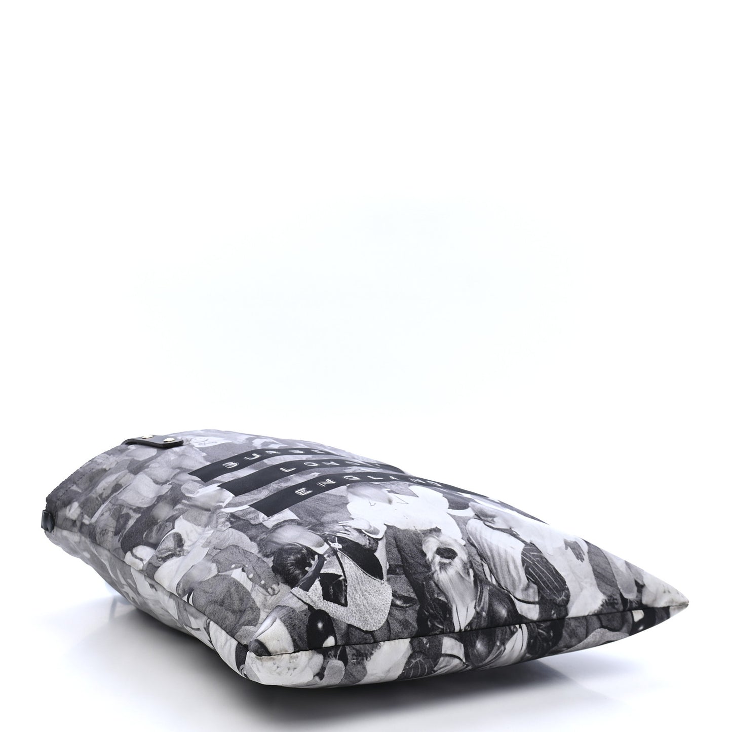 Nylon London Montage Print Flat Tote Bag Black