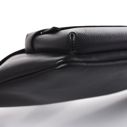 Balenciaga Smooth Calfskin Logo Large Everyday Beltpack Black 8 of 10