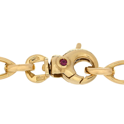 Roberto Coin 18K Yellow Gold Oval Link Chain Bracelet 3 of 3