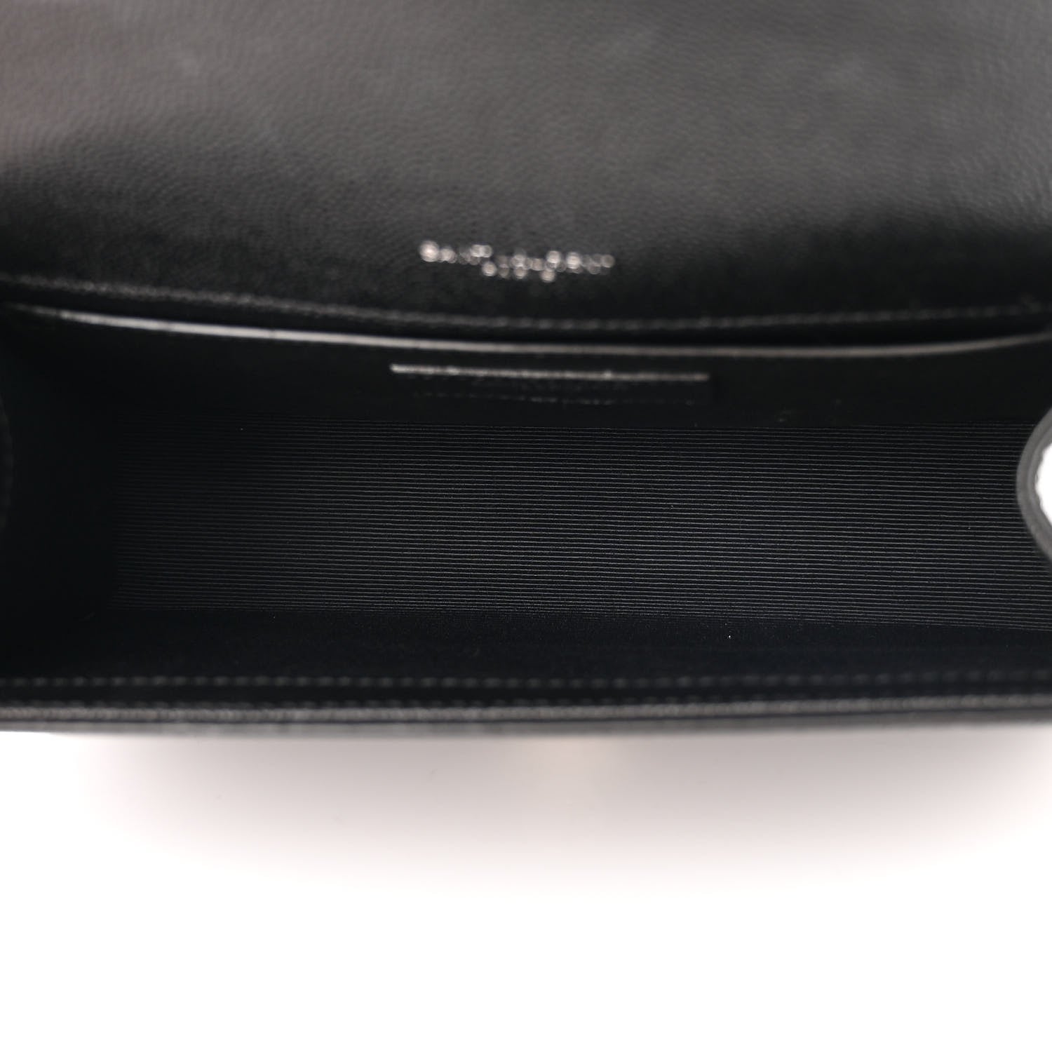 Saint Laurent Grain De Poudre Small Monogram Kate Satchel Black 5 of 11