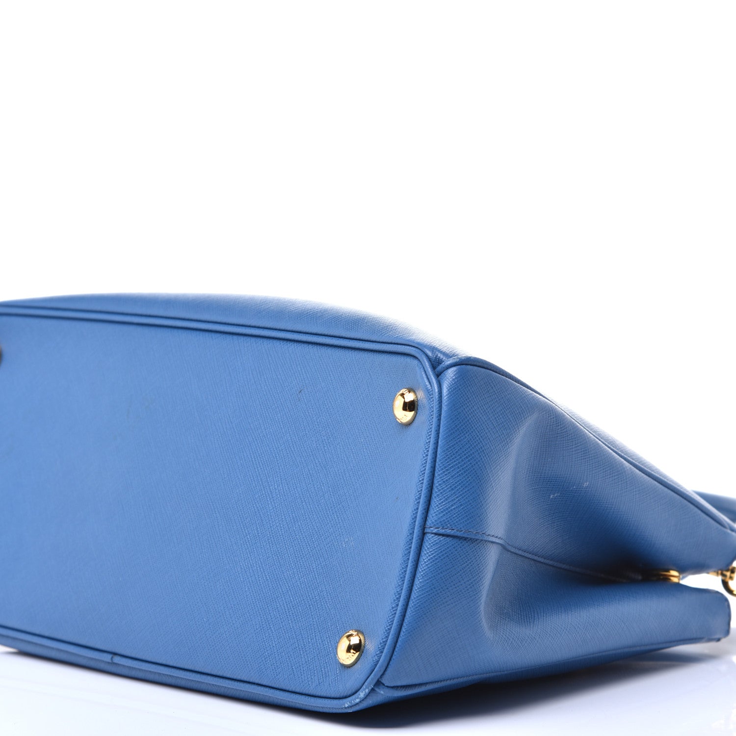 Prada Saffiano Small Galleria Double Zip Tote Bluette 8 of 8