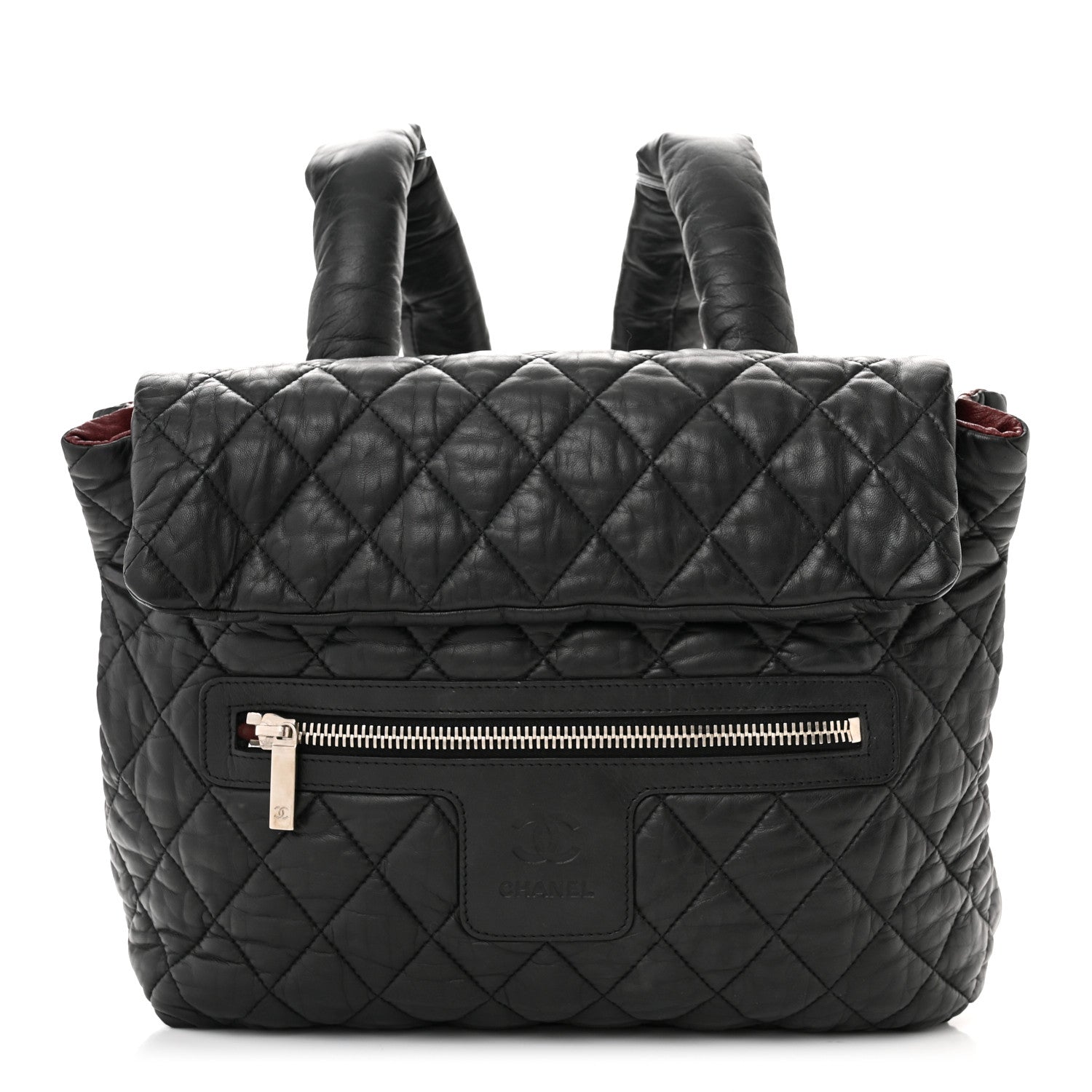 Chanel Lambskin Quilted Coco Cocoon Backpack Black 1 of 11