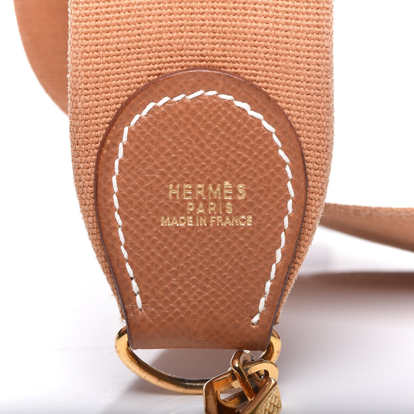 Toile Courchevel Shoulder Strap Gold
