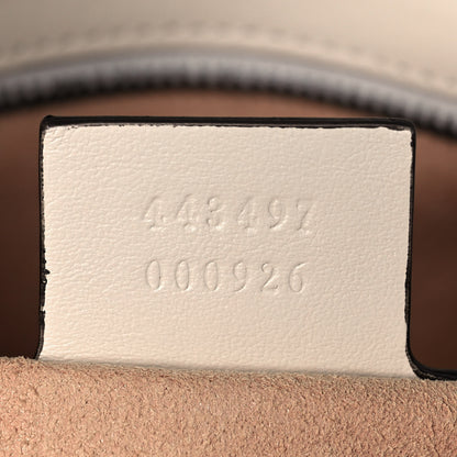 Gucci Calfskin Matelasse Small GG Marmont Shoulder Bag White 7 of 14