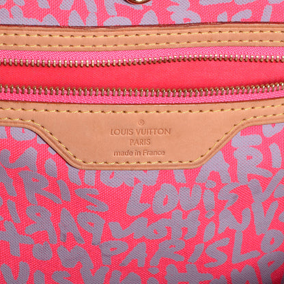 Louis Vuitton Monogram Graffiti Neverfull GM Fuchsia 5 of 7