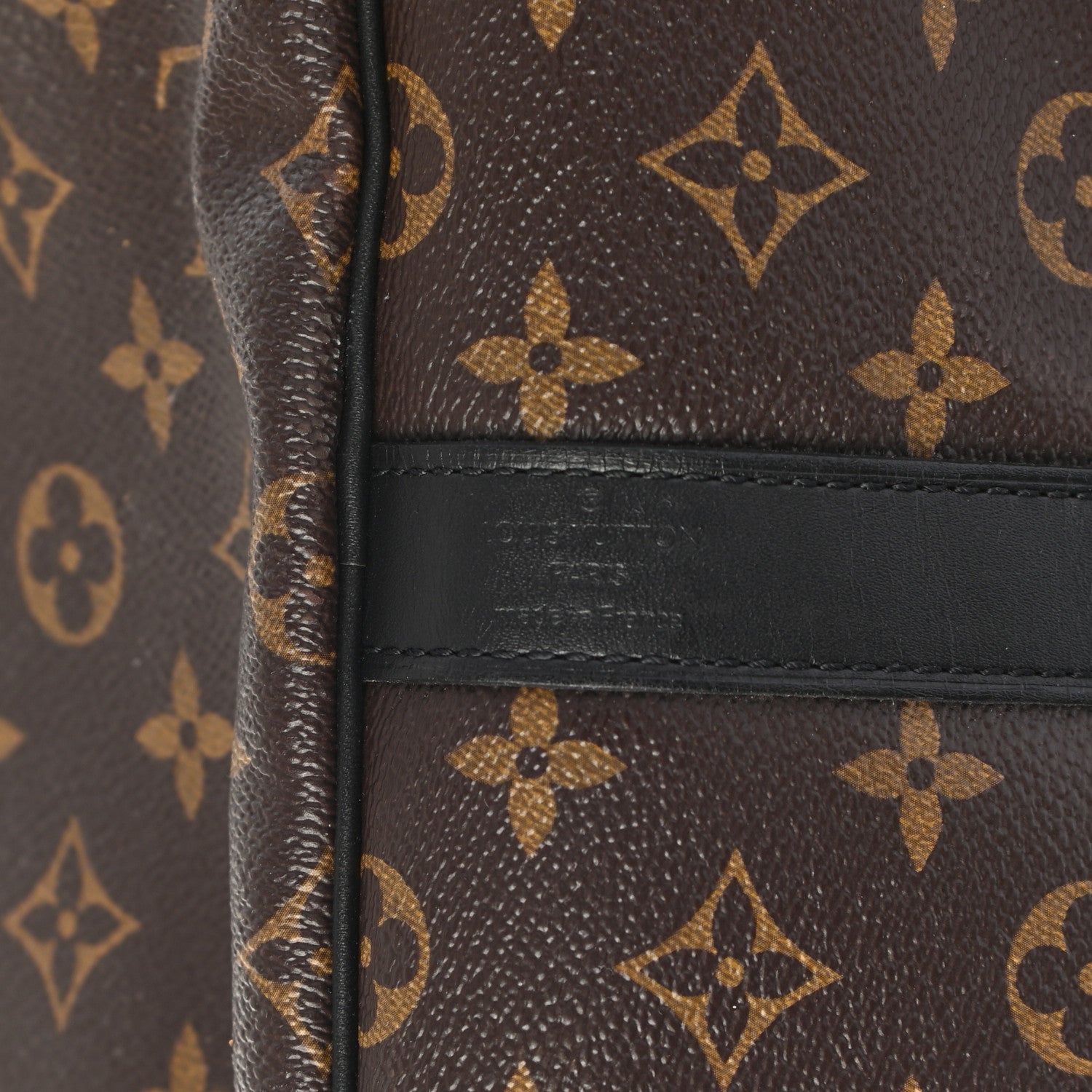 Louis Vuitton Monogram Macassar Keepall Bandouliere 55 6 of 12