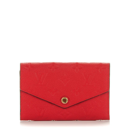 Louis Vuitton Empreinte Compact Curieuse Wallet Cherry 1 of 7