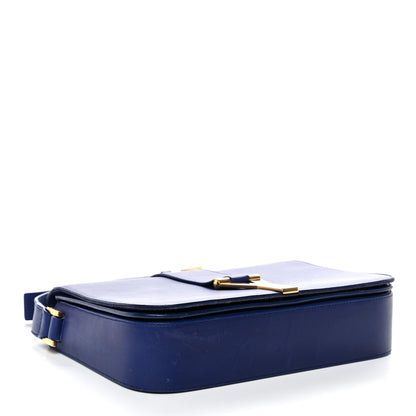 Saint Laurent Calfskin Classic Y Satchel Royal Blue 4 of 17