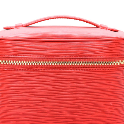 Louis Vuitton Epi Nice Mini Rouge Louis 7 of 9