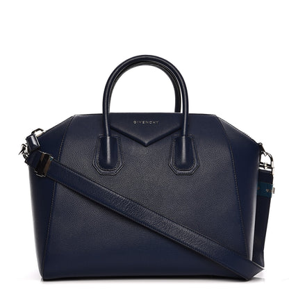 Givenchy Sugar Goatskin Medium Antigona Deep Blue 1 of 10
