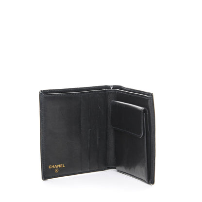 Chanel Patent CC Bi-Fold Wallet Black 5 of 9