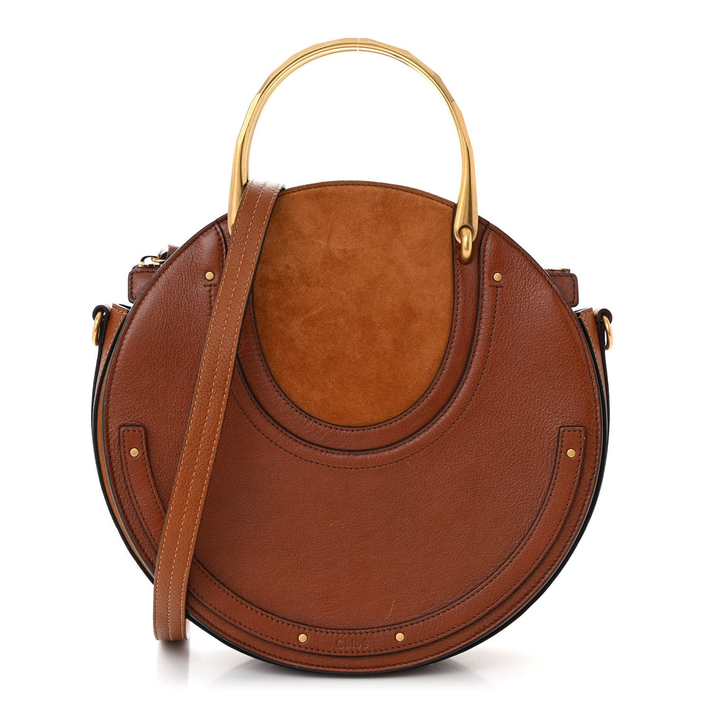 Calfskin Suede Medium Pixie Bag Saffron Red
