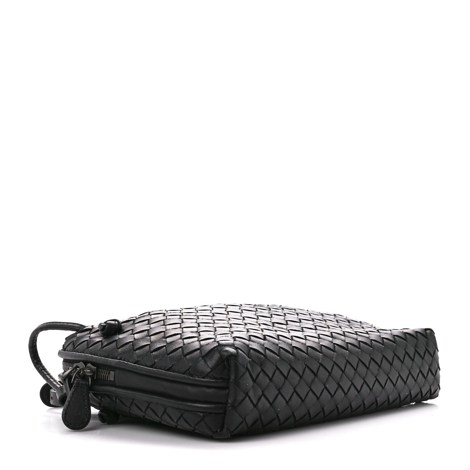 Bottega Veneta Nappa Intrecciato Nodini Crossbody Messenger Black 5 of 13