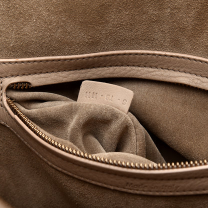 Celine Supple Calfskin Medium Phantom Luggage Beige 9 of 10