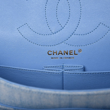 Chanel Denim Chevron Quilted 2.55 Reissue 226 Flap Light Blue 7 of 11