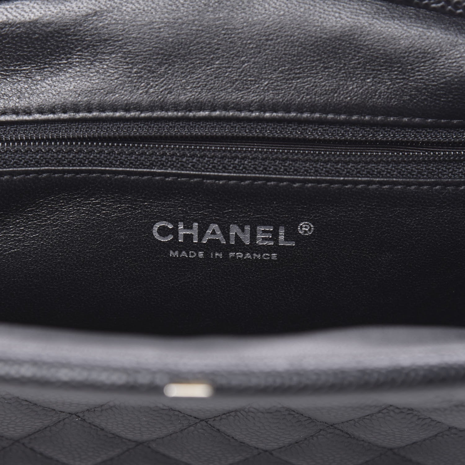 Chanel Caviar Quilted Timeless Clutch Black 6 of 7