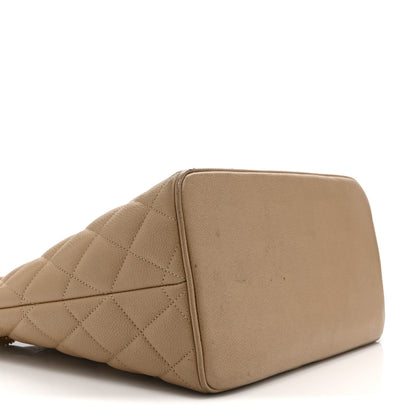 Chanel Caviar Quilted Medallion Tote Beige 9 of 15