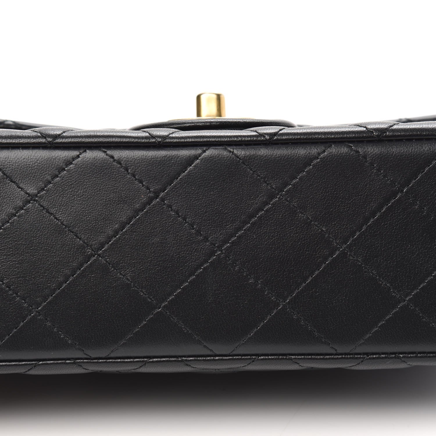 Chanel Lambskin Quilted Mini Rectangular Flap Black 10 of 15
