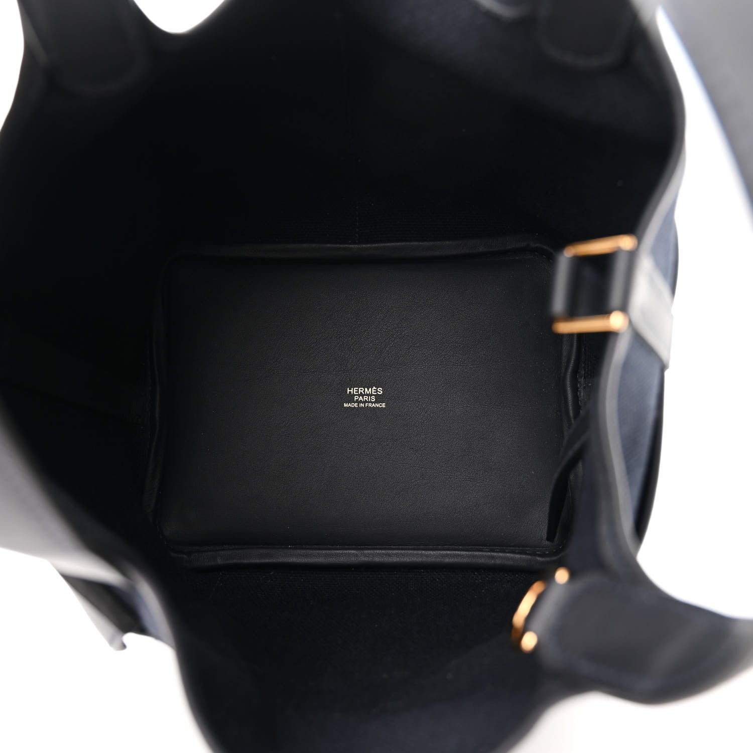Hermes Toile Goeland Swift Cargo Picotin Lock 18 Bleu Marine 5 of 11