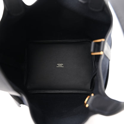 Hermes Toile Goeland Swift Cargo Picotin Lock 18 Bleu Marine 5 of 11