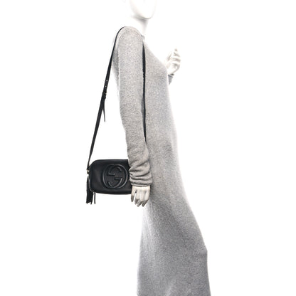 Gucci Pebbled Calfskin Small Soho Disco Bag Black 2 of 12