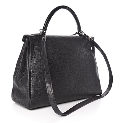 Hermes Togo Kelly Retourne 32 Black 3 of 11