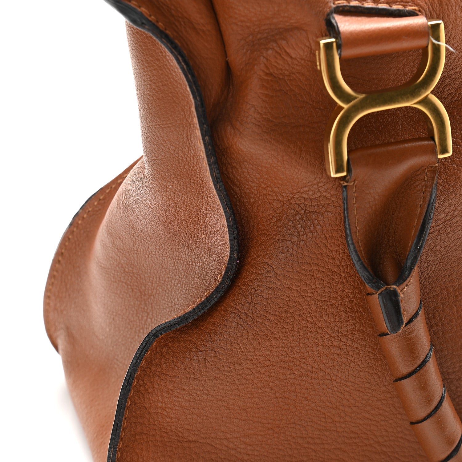 Chloe Calfskin Medium Marcie Satchel Tan 13 of 15