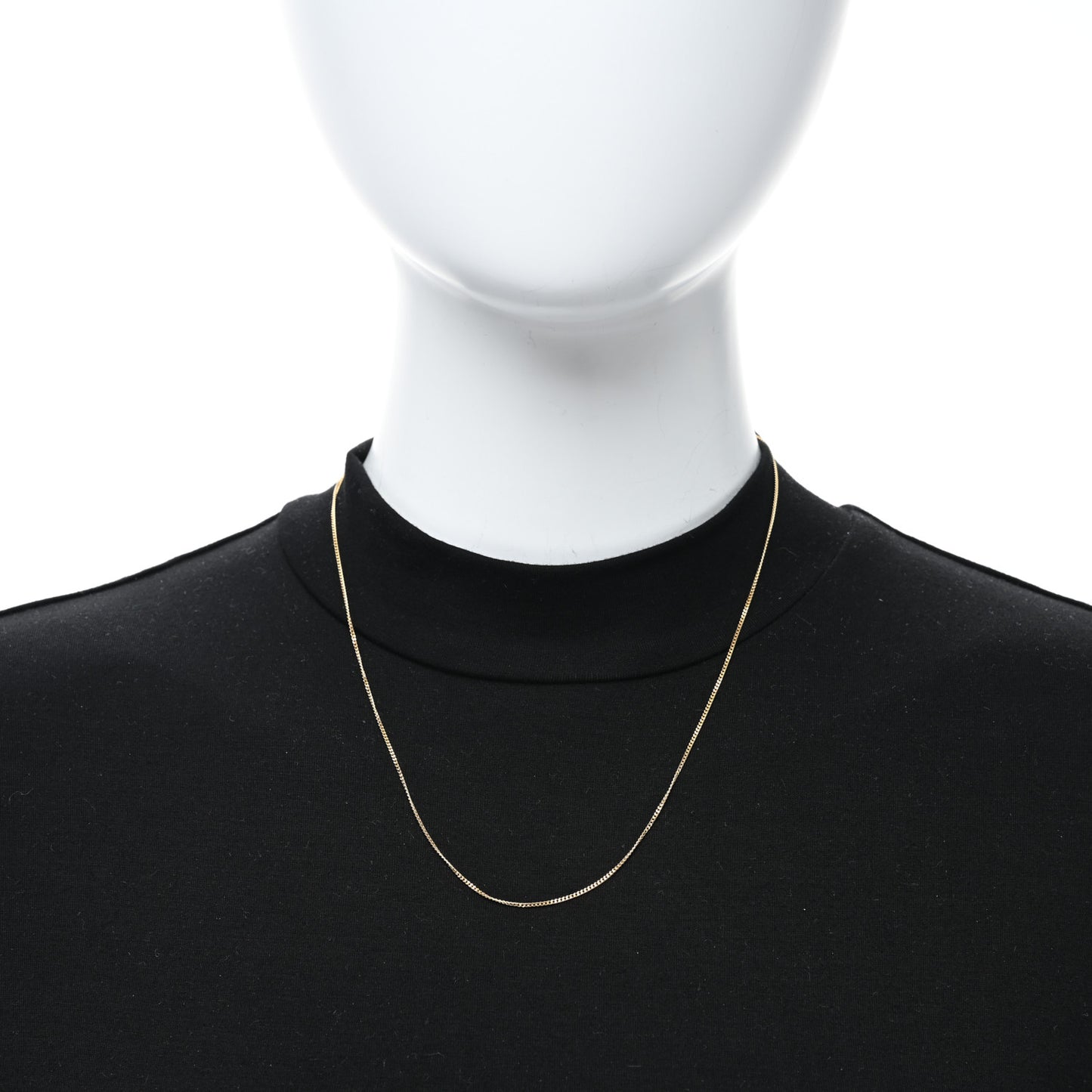 18K Yellow Gold Chain Necklace