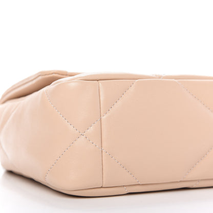 Chanel Lambskin Quilted Medium Chanel 19 Flap Beige 6 of 11