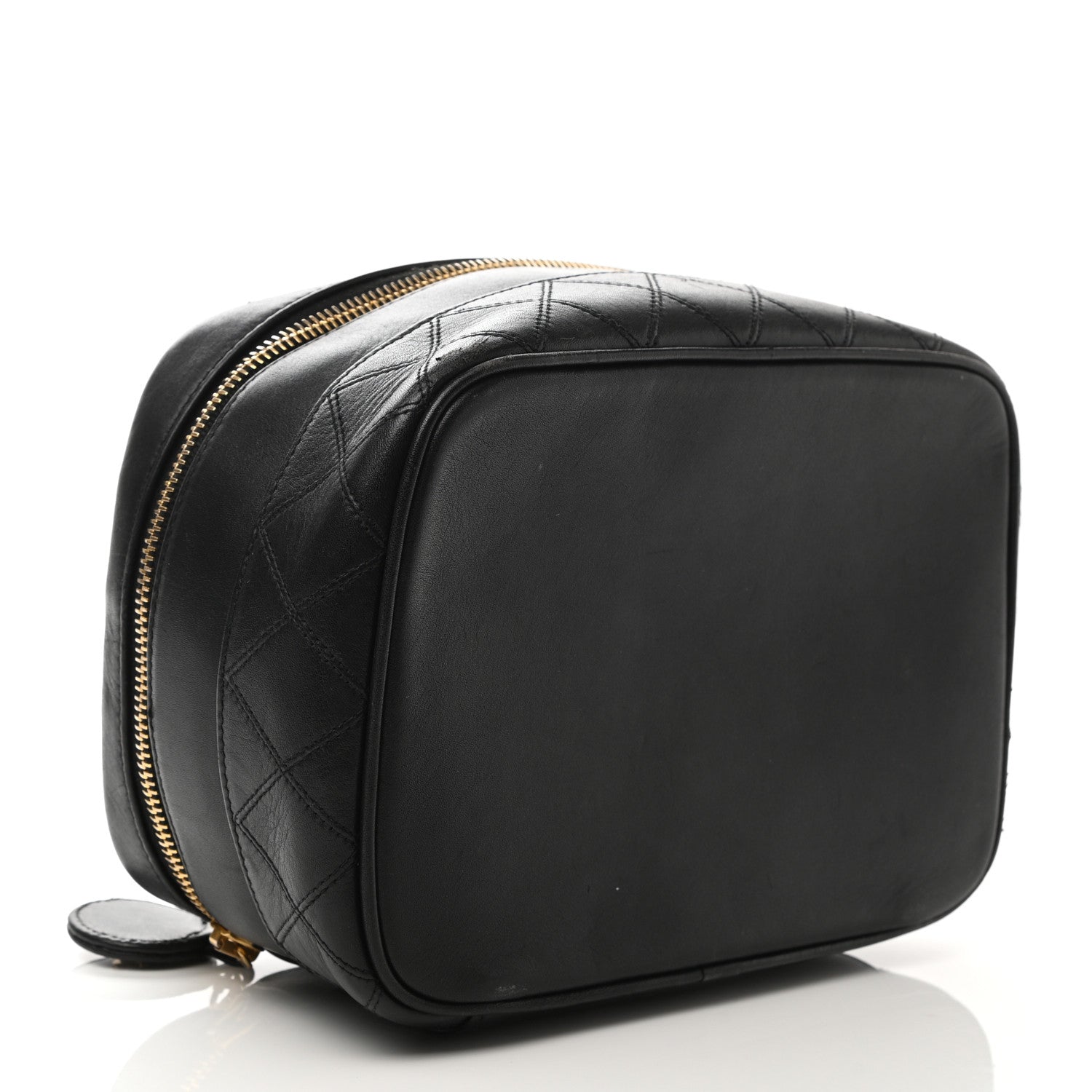 Chanel Lambskin Vanity Cosmetic Bag Black 5 of 9