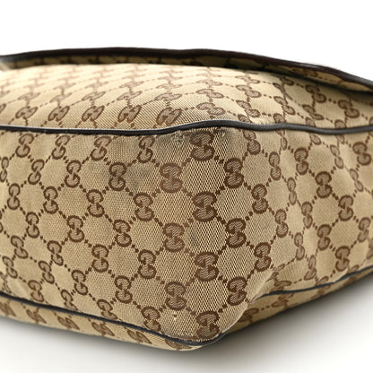 Gucci Monogram Web Medium Flap Messenger Beige Dark Brown 10 of 16