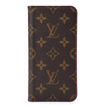 Louis Vuitton Monogram iPhone 7/8 Plus Folio Case Pink 1 of 6
