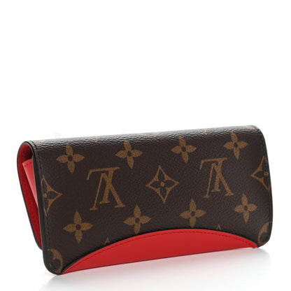 Louis Vuitton Monogram Woody Glasses Case Rouge 3 of 7