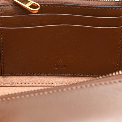 Gucci GG Supreme Monogram Azalea Calfskin Mini Retro Interlocking G Mini Shoulder Bag Beige Ebony Brown Sugar 11 of 20