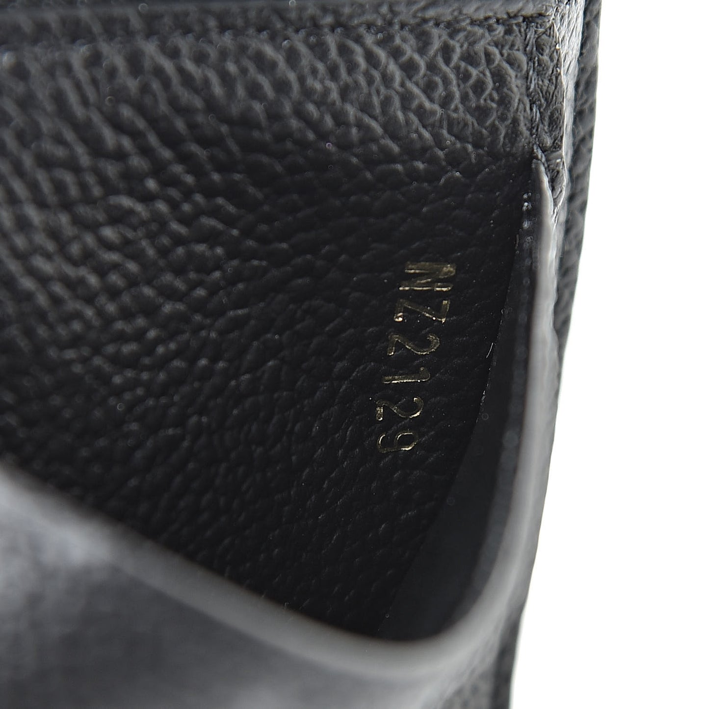 Empreinte Zipper Card Holder Black