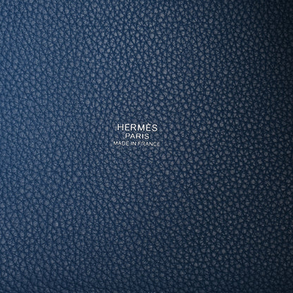Hermes Taurillon Clemence Picotin Lock 18 PM Deep Bleu 6 of 11