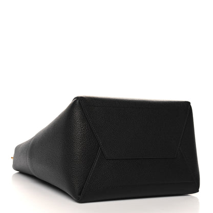 Celine Soft Grained Calfskin Sangle Bucket Bag Black 4 of 9