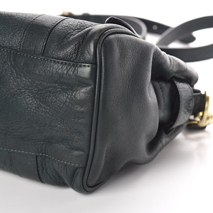 Mulberry Goatskin Small Heritage Bayswater Satchel Dark Green 8 of 8