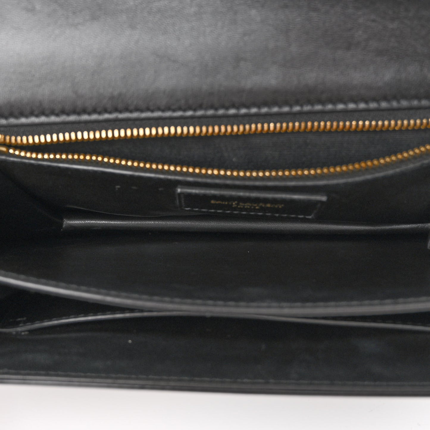 Smooth Calfskin Le Maillon Satchel Black