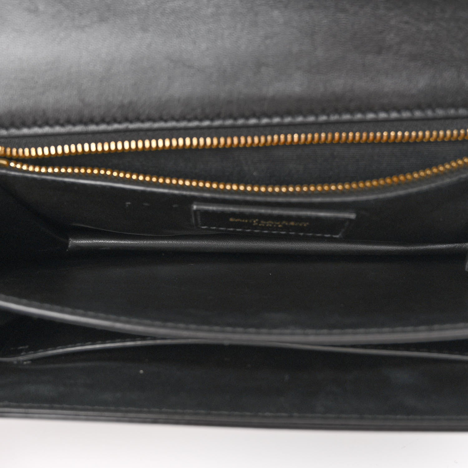Saint Laurent Smooth Calfskin Le Maillon Satchel Black 5 of 11