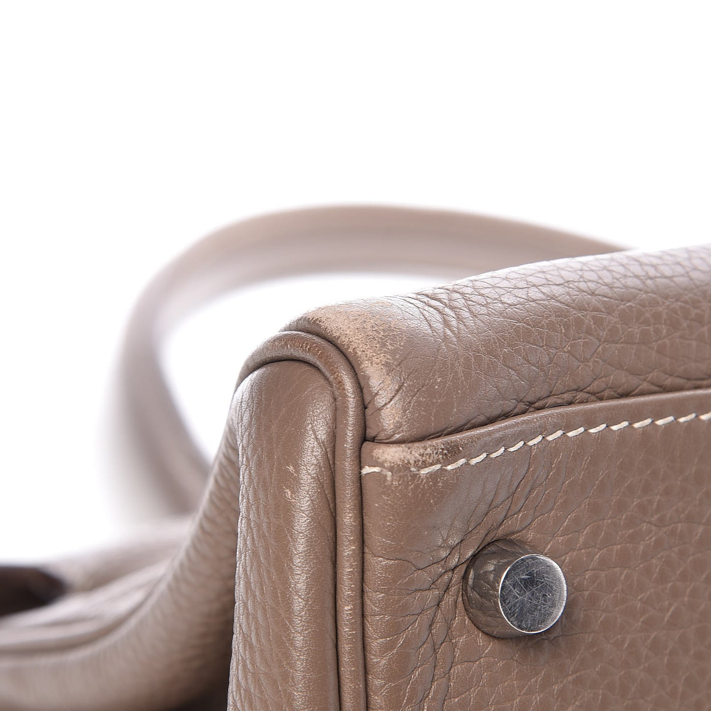 Taurillon Clemence Shoulder Kelly 40 Etoupe
