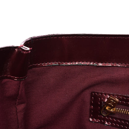 Louis Vuitton Vernis Wilshire GM Rouge Fauviste 14 of 25
