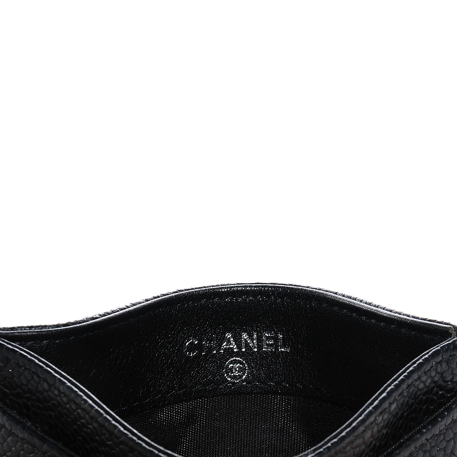 Chanel Caviar Timeless CC Card Holder Black 6 of 7
