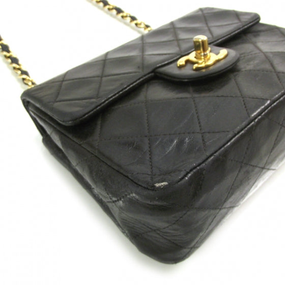 Lambskin Mini Flap Black